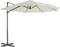 vidaXL - Zweefparasol - met - aluminium - paal - 250x250 - cm - azuurblauw
