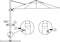 vidaXL - Zweefparasol - met - aluminium - paal - 250x250 - cm - terracottakleurig