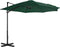 vidaXL - Zweefparasol - met - aluminium - paal - 250x250 - cm - taupe
