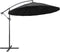 vidaXL - Zweefparasol - met - aluminium - paal - 3 - m - antraciet