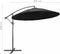 vidaXL - Zweefparasol - met - aluminium - paal - 3 - m - antraciet