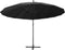 vidaXL - Zweefparasol - met - aluminium - paal - 3 - m - antraciet