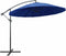 vidaXL - Zweefparasol - met - aluminium - paal - 3 - m - blauw