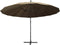 vidaXL - Zweefparasol - met - aluminium - paal - 3 - m - taupe