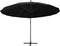 vidaXL - Zweefparasol - met - aluminium - paal - 3 - m - zwart