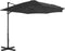 vidaXL - Zweefparasol - met - aluminium - paal - 300 - cm - antraciet