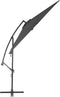 vidaXL - Zweefparasol - met - aluminium - paal - 300 - cm - antraciet