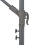 vidaXL - Zweefparasol - met - aluminium - paal - 300 - cm - antraciet