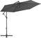vidaXL - Zweefparasol - met - aluminium - paal - 300 - cm - antraciet
