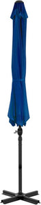 vidaXL - Zweefparasol - met - aluminium - paal - 300 - cm - azuurblauw