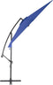 vidaXL - Zweefparasol - met - aluminium - paal - 300 - cm - blauw