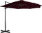 vidaXL - Zweefparasol - met - aluminium - paal - 300 - cm - rood