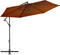 vidaXL - Zweefparasol - met - aluminium - paal - 300 - cm - terracottakleurig
