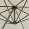 vidaXL - Zweefparasol - met - aluminium - paal - 300 - cm - zandkleurig