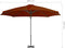vidaXL - Zweefparasol - met - aluminium - paal - 300 - cm - terracottakleurig