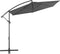 vidaXL - Zweefparasol - met - aluminium - paal - 300 - cm - antracietkleurig