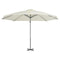 vidaXL - Zweefparasol - met - aluminium - paal - 300 - cm - zandkleurig