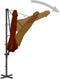 vidaXL - Zweefparasol - met - aluminium - paal - 300 - cm - terracottakleurig
