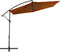 vidaXL - Zweefparasol - met - aluminium - paal - 300 - cm - terracottakleurig