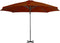 vidaXL - Zweefparasol - met - aluminium - paal - 300 - cm - terracottakleurig