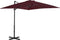 vidaXL - Zweefparasol - met - aluminium - paal - 300 - cm - taupe