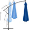vidaXL - Zweefparasol - met - aluminium - paal - 300 - cm - zwart