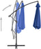 vidaXL - Zweefparasol - met - aluminium - paal - 300 - cm - zwart