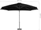 vidaXL - Zweefparasol - met - aluminium - paal - 300 - cm - zwart