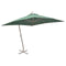 vidaXL - Zweefparasol - met - aluminium - paal - 300x300 - cm - groen