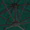 vidaXL - Zweefparasol - met - aluminium - paal - 300x300 - cm - groen