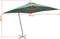 vidaXL - Zweefparasol - met - aluminium - paal - 300x300 - cm - groen