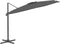 vidaXL - Zweefparasol - met - aluminium - paal - 300x300 - cm - antracietkleurig