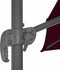 vidaXL - Zweefparasol - met - aluminium - paal - 300x300 - cm - bordeauxrood