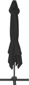 vidaXL - Zweefparasol - met - aluminium - paal - 300x300 - cm - antraciet