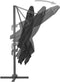 vidaXL - Zweefparasol - met - aluminium - paal - 300x300 - cm - antraciet