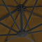 vidaXL - Zweefparasol - met - aluminium - paal - 300x300 - cm - taupe