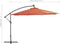 vidaXL - Zweefparasol - met - aluminium - paal - 350 - cm - terracottakleurig