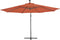 vidaXL - Zweefparasol - met - aluminium - paal - 350 - cm - terracottakleurig