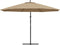 vidaXL - Zweefparasol - met - aluminium - paal - 350 - cm - taupe
