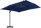vidaXL - Zweefparasol - met - aluminium - paal - 3x3 - m - azuurblauw