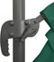 vidaXL - Zweefparasol - met - aluminium - paal - 400x300 - cm - groen