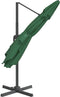 vidaXL - Zweefparasol - met - aluminium - paal - 400x300 - cm - groen