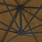 vidaXL - Zweefparasol - met - aluminium - paal - 400x300 - cm - taupe