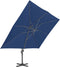vidaXL - Zweefparasol - met - aluminium - paal - 4x3 - m - azuurblauw