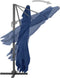 vidaXL - Zweefparasol - met - aluminium - paal - 4x3 - m - azuurblauw