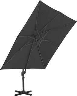 vidaXL-Zweefparasol-met-aluminium-paal-4x3-m-zwart