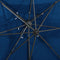 vidaXL - Zweefparasol - met - dubbel - dak - 250x250 - cm - azuurblauw