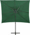 vidaXL - Zweefparasol - met - dubbel - dak - 250x250 - cm - groen