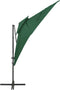 vidaXL - Zweefparasol - met - dubbel - dak - 250x250 - cm - groen