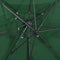 vidaXL - Zweefparasol - met - dubbel - dak - 250x250 - cm - groen